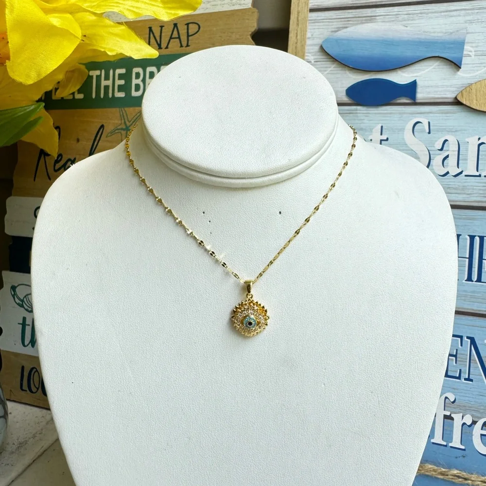 Evil eye necklace